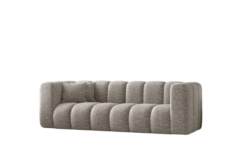 Kanapa, sofa, sofa trzyosobowa Grand Modułowa tkanina Haga Jasnoszary 570395