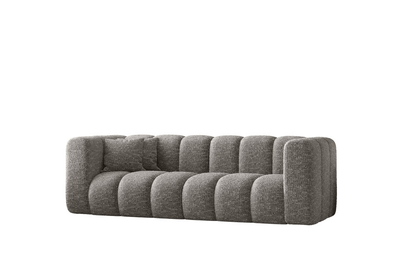 Kanapa, sofa, sofa trzyosobowa Grand Modułowa tkanina Haga Szary 570390