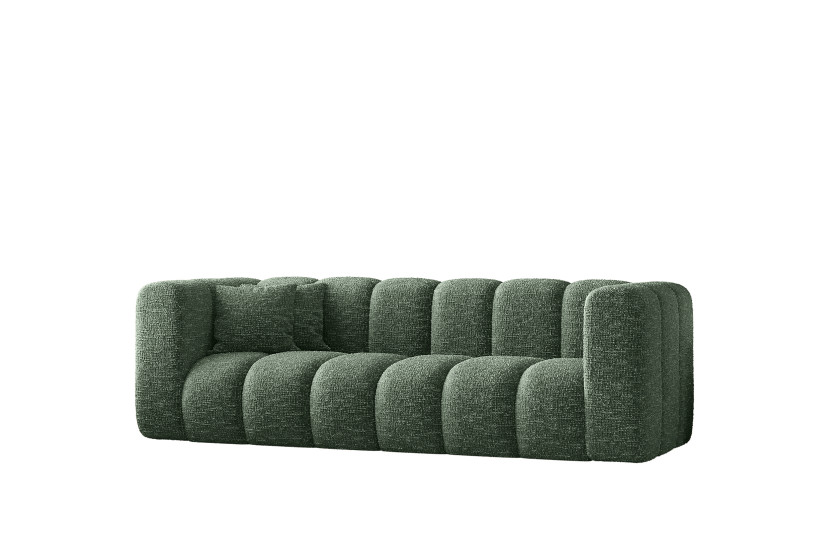 Kanapa, sofa, sofa trzyosobowa Grand Modułowa tkanina Haga Zielony 570405