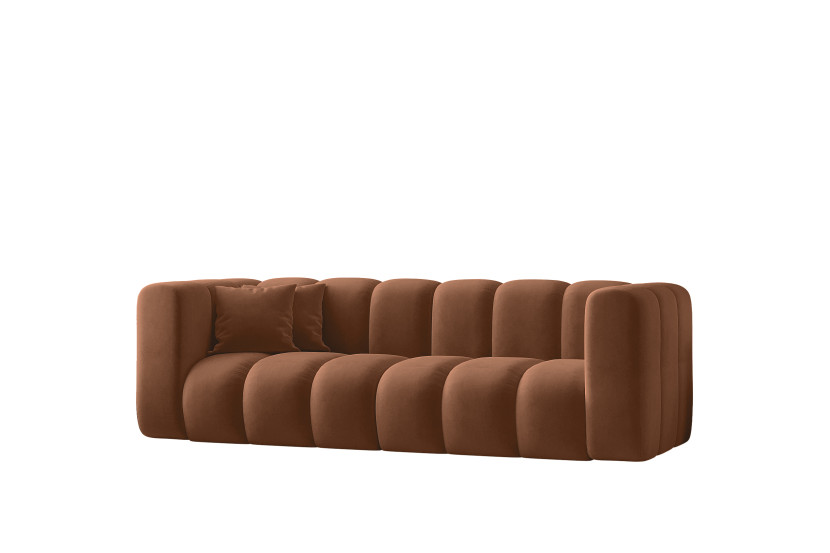 Kanapa, sofa, sofa trzyosobowa Grand Modułowa tkanina Salvador Brązowy 570406