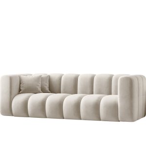 Kanapa, sofa, sofa trzyosobowa Grand Modułowa tkanina Salvador Jasnoszary 570387 Kanapa, sofa, sofa trzyosobowa Grand Modułowa tkanina Salvador Jasnoszary 570387