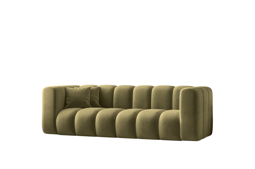 Kanapa, sofa, sofa trzyosobowa Grand Modułowa tkanina Salvador Oliwkowy 570398