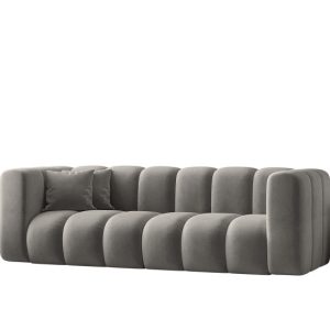 Kanapa, sofa, sofa trzyosobowa Grand Modułowa tkanina Salvador Szary 570383 Kanapa, sofa, sofa trzyosobowa Grand Modułowa tkanina Salvador Szary 570383
