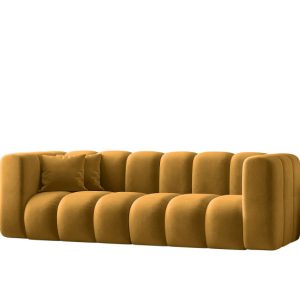 Kanapa, sofa, sofa trzyosobowa Grand Modułowa tkanina Salvador Żółty 570391 Kanapa, sofa, sofa trzyosobowa Grand Modułowa tkanina Salvador Żółty 570391