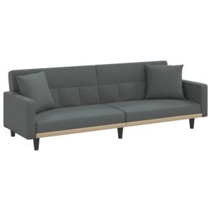 Kanapa Szary Tkanina vidaXL 471248 Kanapa Szary Tkanina vidaXL 471248