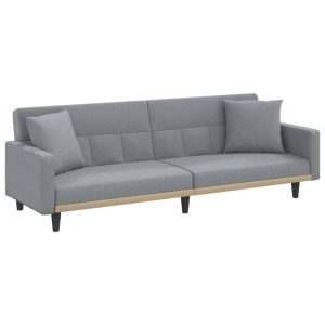 Kanapa Szary Tkanina vidaXL 471245 Kanapa Szary Tkanina vidaXL 471245