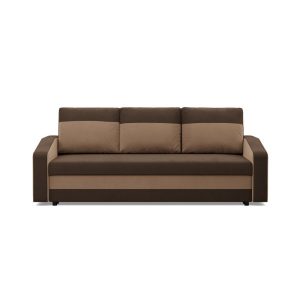 Kanapa z funkcją spania, mikrofaza, AURELO, 220x92x92 cm, brąz | TYLETEGOTU 773316 Kanapa z funkcją spania, mikrofaza, AURELO, 220x92x92 cm, brąz | TYLETEGOTU 773316
