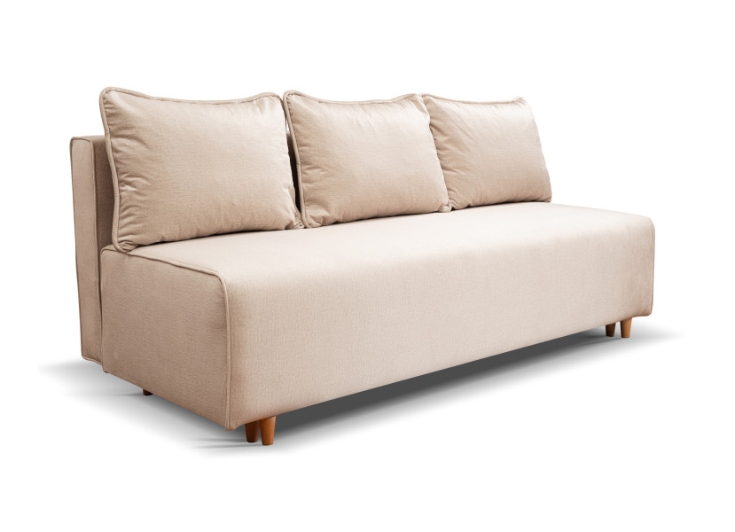 Kanapa z funkcją spania sofa rozkładana Santi - beżowa 806124