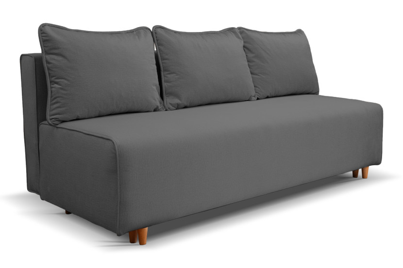 Kanapa z funkcją spania sofa rozkładana Santi - grafitowa 806122
