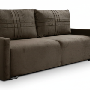 Kanapa z funkcją spania sofa z bokami sofa rozkładana Oslo – braz 939066 Kanapa z funkcją spania sofa z bokami sofa rozkładana Oslo – braz 939066