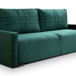 Kanapa z funkcją spania sofa z bokami sofa rozkładana Oslo – zielony 806120 Kanapa z funkcją spania sofa z bokami sofa rozkładana Oslo – zielony 806120