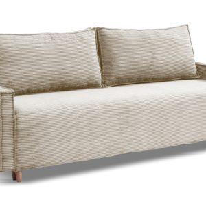 Kanapa z funkcją spania sofa z rozkładana sofa z bokami Poso – beżowa 806119 Kanapa z funkcją spania sofa z rozkładana sofa z bokami Poso – beżowa 806119