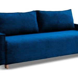 Kanapa z funkcją spania sofa z rozkładana sofa z bokami Poso – granatowa 806121 Kanapa z funkcją spania sofa z rozkładana sofa z bokami Poso – granatowa 806121