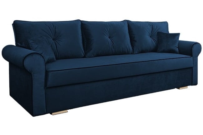 Kanapa z funkcją spania TOP- Granatowa 154314
