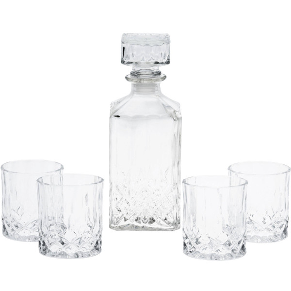 Karafka do whisky, 900 ml, 4 szklanki 153055