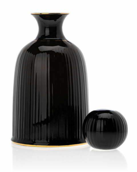 Karafka dzbanek na napoje alkohol Kendi Black Gold ceramika 386579