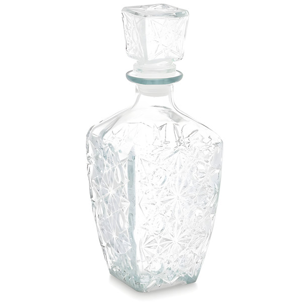 Karafka VIVALTO szklana z korkiem do whisky wina 900ml 843871