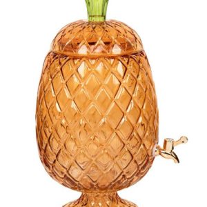 KARE dyspenser do napojów PINEAPPLE bursztynowy 344263 KARE dyspenser do napojów PINEAPPLE bursztynowy 344263