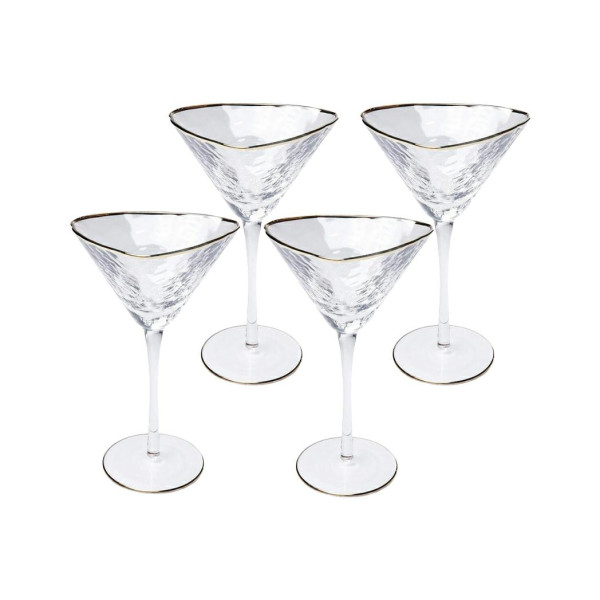 KARE komplet 4 kieliszków do martini HOMMAGE 240ml 608738