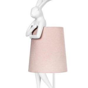 KARE lampa stołowa RABBIT 50 cm biała / różowa 147972 KARE lampa stołowa RABBIT 50 cm biała / różowa 147972