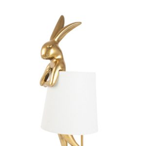 KARE lampa stołowa RABBIT 50 cm złota / biała 147971 KARE lampa stołowa RABBIT 50 cm złota / biała 147971