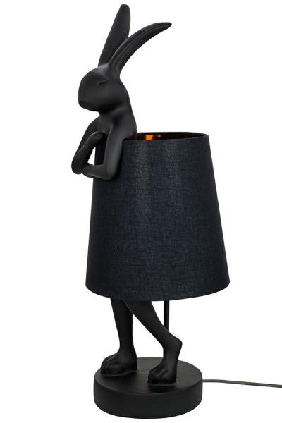 KARE lampa stołowa RABBIT 68 cm czarna 147974