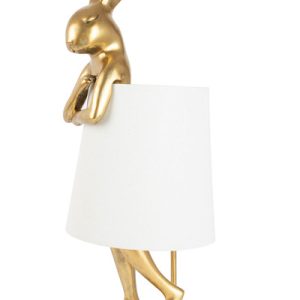 KARE lampa stołowa RABBIT 68 cm złota / biała 147970 KARE lampa stołowa RABBIT 68 cm złota / biała 147970