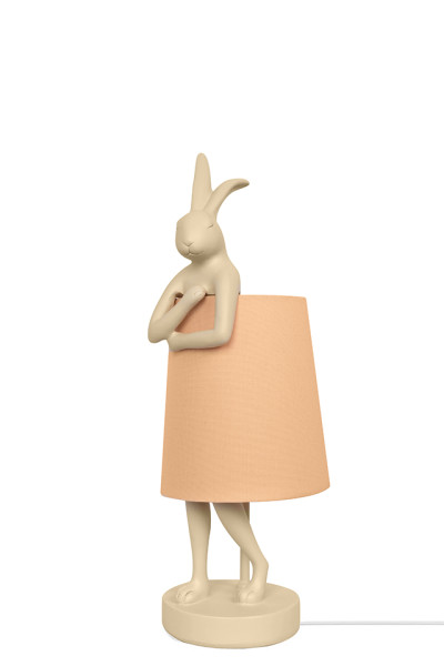 KARE lampa stołowa RABBIT PEACH 50 cm 401010