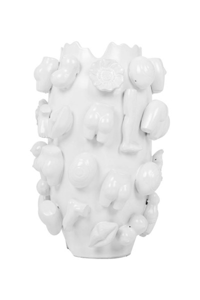 KARE wazon dekoracyjny BODY PARTS 37cm biały 300662