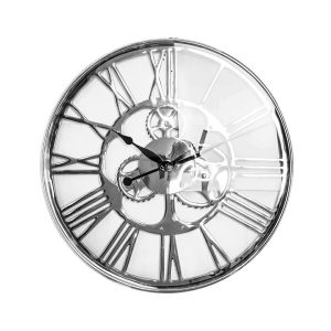 KARE zegar GEAR 60 srebrny 204275 KARE zegar GEAR 60 srebrny 204275