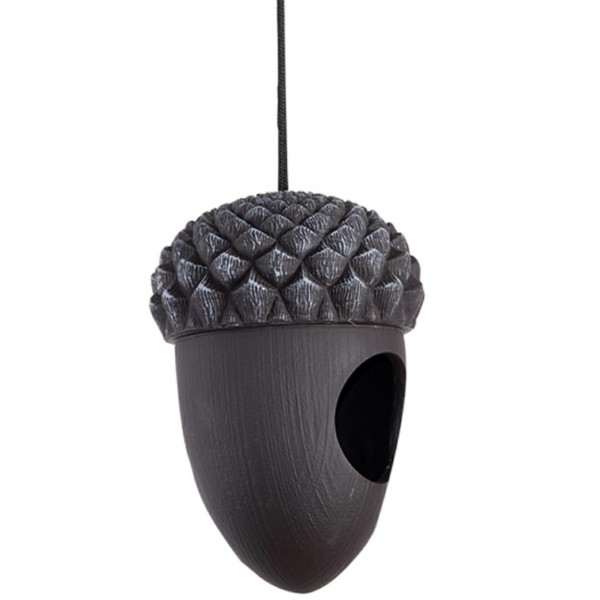 Karmnik dla ptaków brązowy 16x10 cm żołądź wiszący 948910