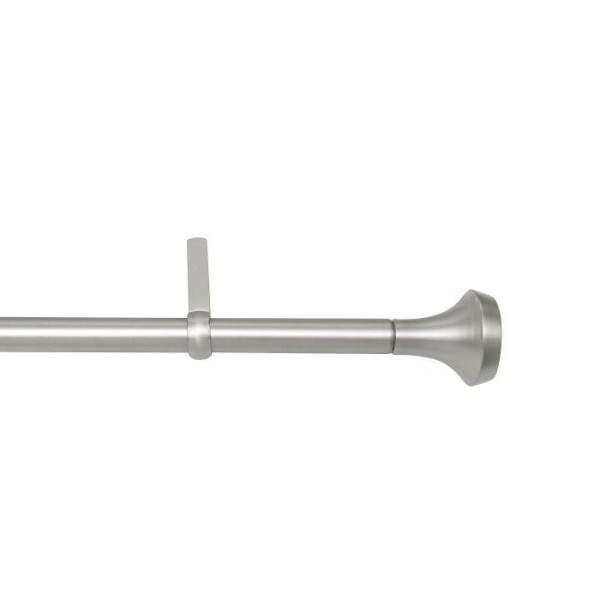 KARNISZ REGULOWANY Ella 183-366 cm NIKLOWANY srebrny 510405