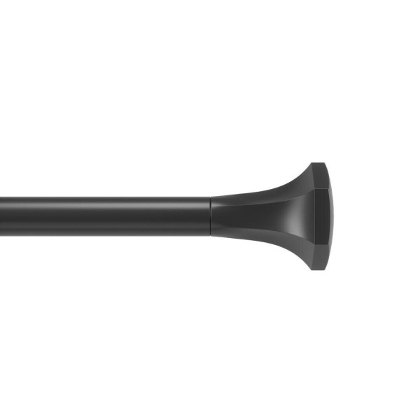 KARNISZ REGULOWANY Sita 91-183 cm czarny MATOWY metalowy 510404