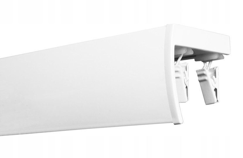 Karnisz Sufitowy Aluminiowy DUO Podwójny z Maskownicą 220 cm 642040