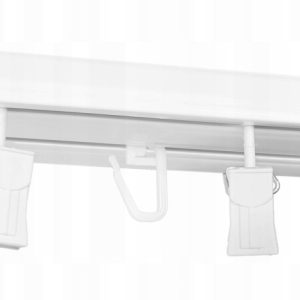 Karnisz SZYNA SUFITOWA PCV II-torowa KPL 590 cm 639618 Karnisz SZYNA SUFITOWA PCV II-torowa KPL 590 cm 639618