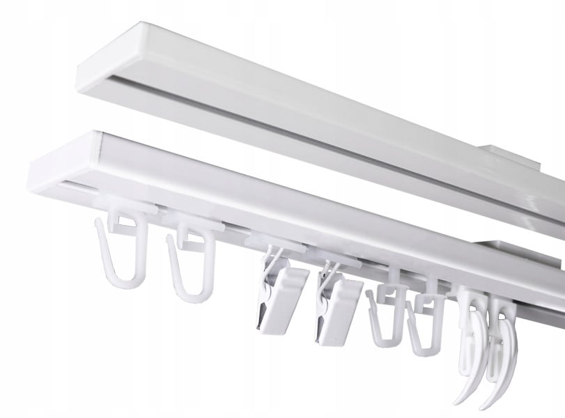 Karnisz Szyna Sufitowa Pojedyncza Aluminiowa DUO 350 cm 639514