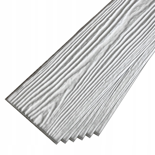 Kasetony Ścienne Panele Sufitowe 3D Deska P4-08 Srebrna 100X,16,7 - 1M2 753819