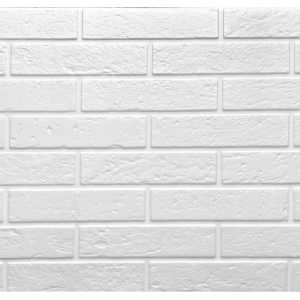 Kasetony Ścienne Sufitowe Panele Dekoracyjne Białe Imit. Cegła Xl 100X50Cm 713690 Kasetony Ścienne Sufitowe Panele Dekoracyjne Białe Imit. Cegła Xl 100X50Cm 713690