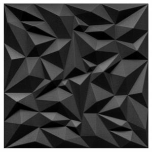 Kasetony Sufitowe Czarne Panele Ścienne Ametyst 3D 713573 Kasetony Sufitowe Czarne Panele Ścienne Ametyst 3D 713573