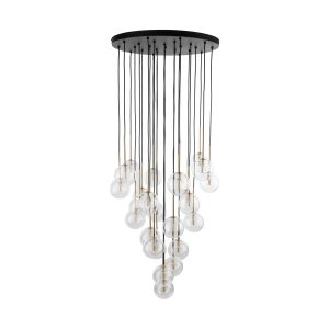 Kaskada 26 Kulek Wiszących Na Kole Tk Lighting Nilos Złota Czarna Do Salonu 994283 Kaskada 26 Kulek Wiszących Na Kole Tk Lighting Nilos Złota Czarna Do Salonu 994283