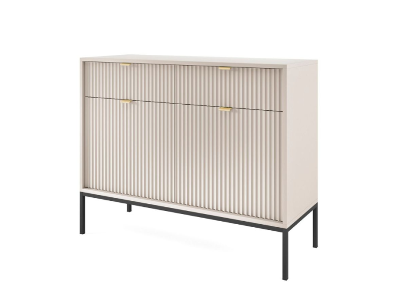 Kaszmir Komoda na metalowych nóżkach 104cm Nilo ps 930107