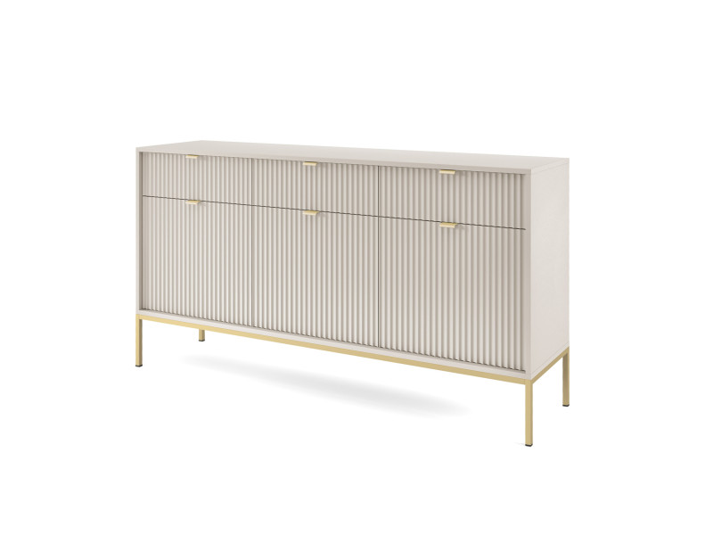 Kaszmir Komoda na metalowych nóżkach 3d3sz 154cm Nilo ps 1043464