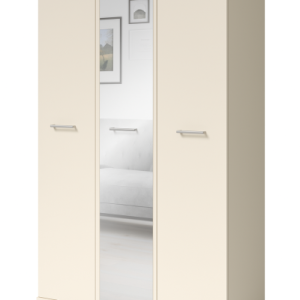 Kaszmir Szafa Garderoba z lustrem do Przedpokoju 3 drzwi z półkami 120cm 812499 Kaszmir Szafa Garderoba z lustrem do Przedpokoju 3 drzwi z półkami 120cm 812499