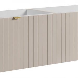 Kaszmir szafka pod umywalkę Harmo 160 cm lakierowana frezowane fronty 722830 Kaszmir szafka pod umywalkę Harmo 160 cm lakierowana frezowane fronty 722830