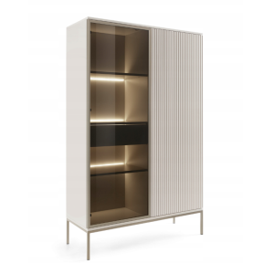 Kaszmir Witryna Wysoka Komoda ze Szkłem 104 cm SENSO PS 823102 Kaszmir Witryna Wysoka Komoda ze Szkłem 104 cm SENSO PS 823102
