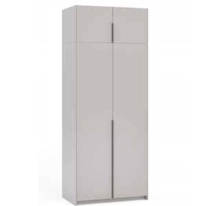 Kaszmir Wysoka Szafa z Nadstawką 100cm Garderoba z półkami 989646 Kaszmir Wysoka Szafa z Nadstawką 100cm Garderoba z półkami 989646