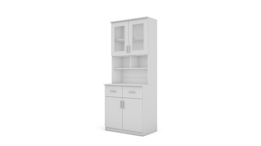 Kredens 80 Biel - Okucia Premium 955322