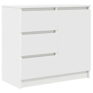 Kredens Biały Materiał drewnopochodny vidaXL 569857 Kredens Biały Materiał drewnopochodny vidaXL 569857
