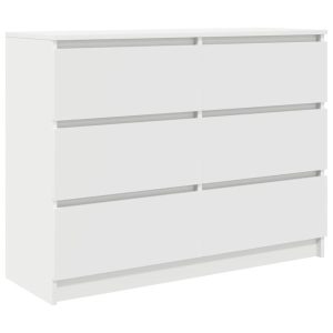 Kredens Biały Materiał drewnopochodny vidaXL 569863 Kredens Biały Materiał drewnopochodny vidaXL 569863