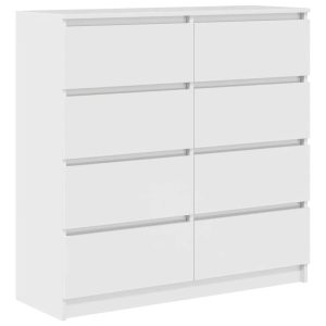 Kredens Biały Materiał drewnopochodny vidaXL 569882 Kredens Biały Materiał drewnopochodny vidaXL 569882
